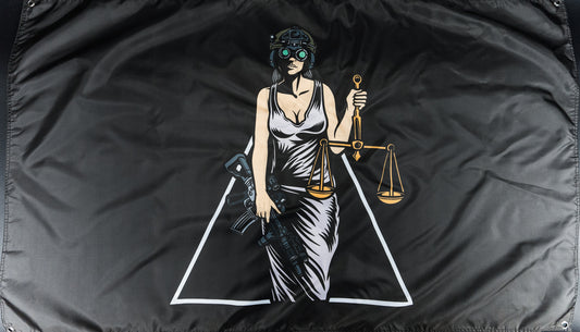 IVSTITIA - Lady Justice Flag